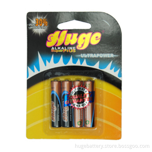 AAA Size R03 Dry Carbon Zinc Battery